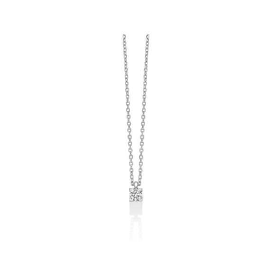 Collana Miluna Donna in Oro bianco CLD4512-010 - CLD4512-010